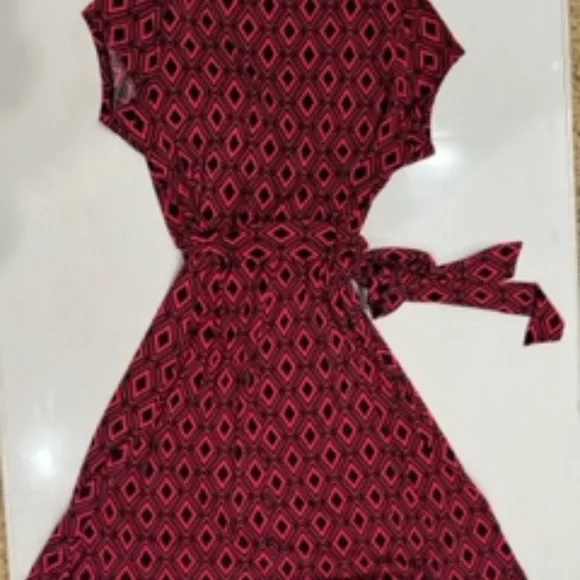 Liz Claiborne Dress - Size M - Pink and Black - Picture 4 of 4